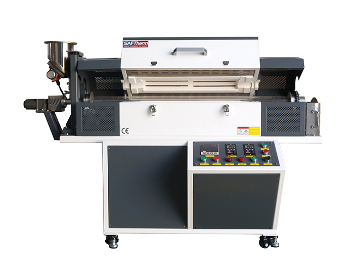 自動進出料回轉管式爐